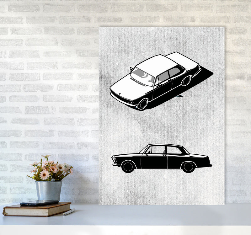 Minimal Car Series II Art Print by Jason Stanley A1 Black Frame