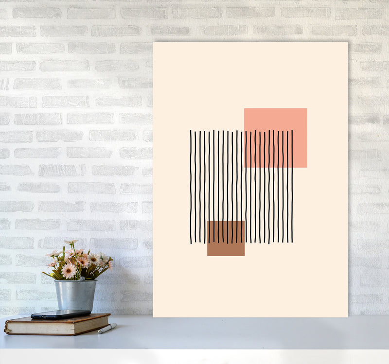 Geometric Abstract Shapes IIII Art Print by Jason Stanley A1 Black Frame