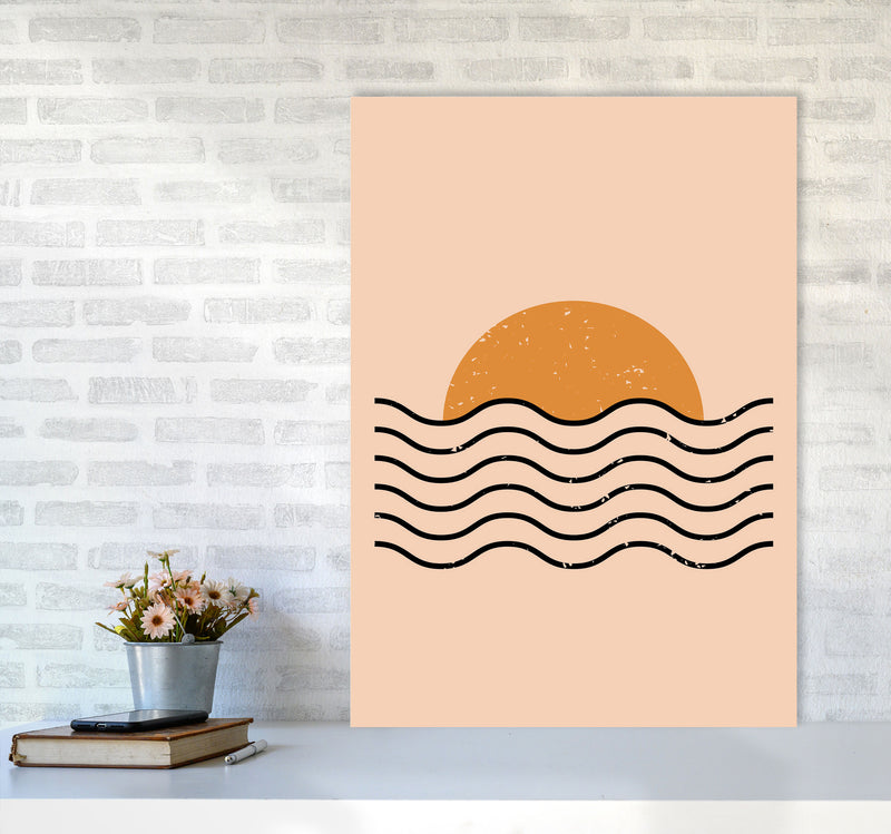 Boho Sunset Art Print by Jason Stanley A1 Black Frame