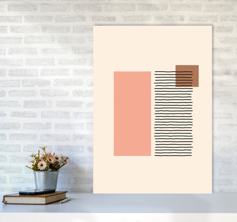 Geometric Abstract Shapes II Art Print by Jason Stanley A1 Black Frame