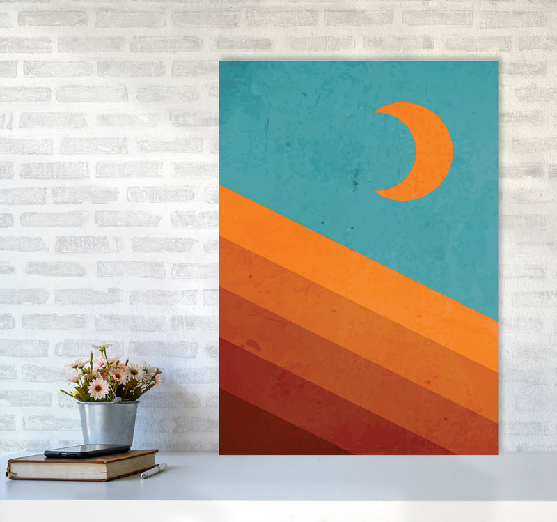 Abstract Mountain Sunrise III Art Print by Jason Stanley A1 Black Frame