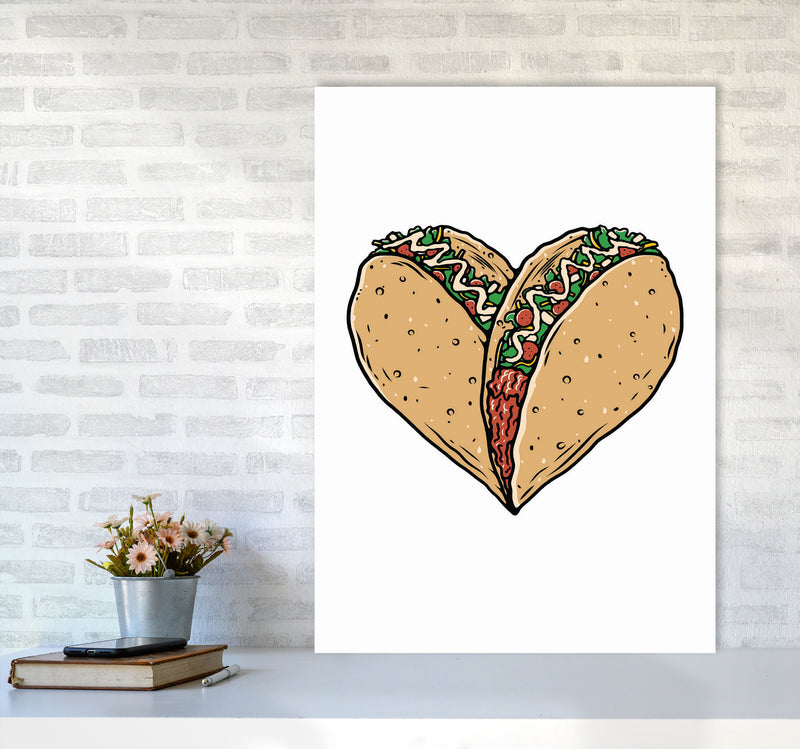 Tacos Are Life Art Print by Jason Stanley A1 Black Frame