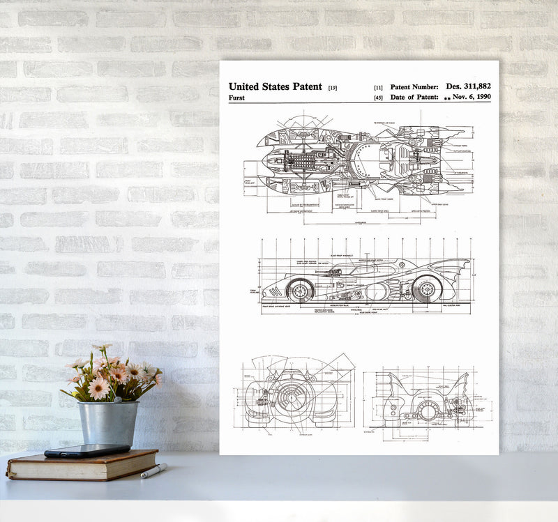 Patents Art Print by Jason Stanley A1 Black Frame