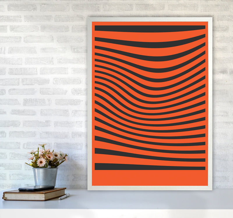 Minimal Geometric Series - 21 Art Print by Jason Stanley A1 Oak Frame