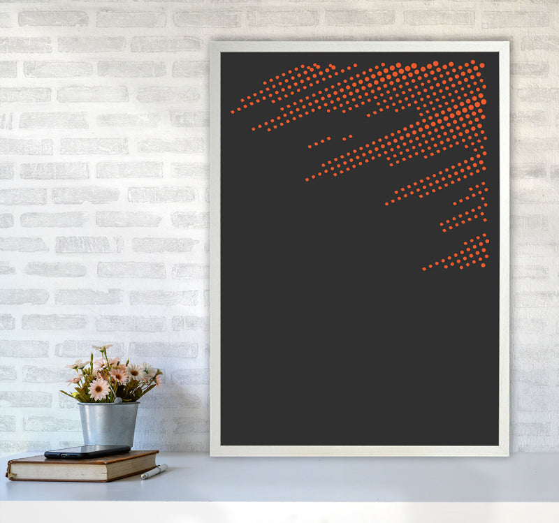 Minimal Geometric Series - 42 Art Print by Jason Stanley A1 Oak Frame