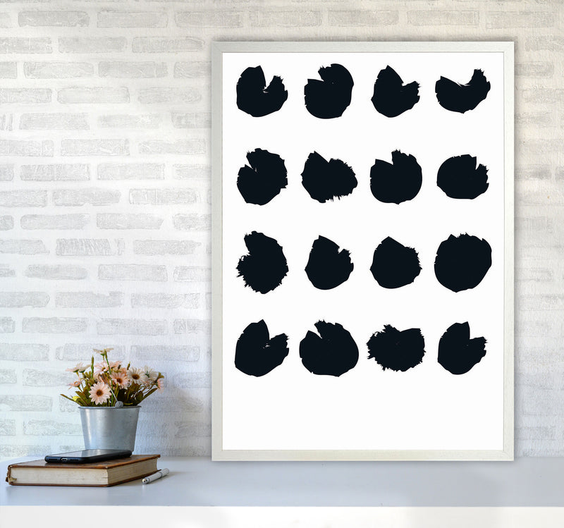 Minimal Geometric Series - 44 Art Print by Jason Stanley A1 Oak Frame