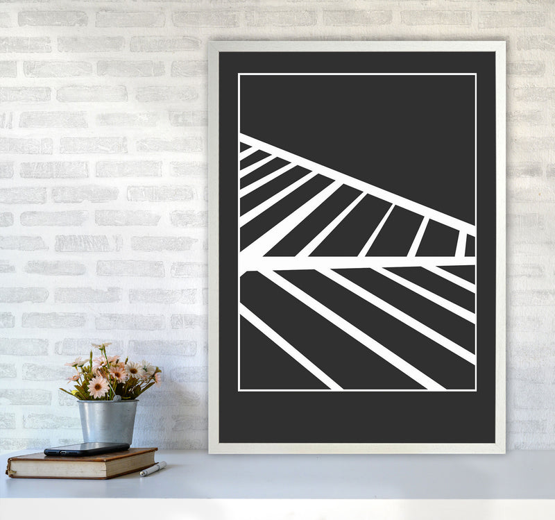 Minimal Geometric Series - 25 Art Print by Jason Stanley A1 Oak Frame