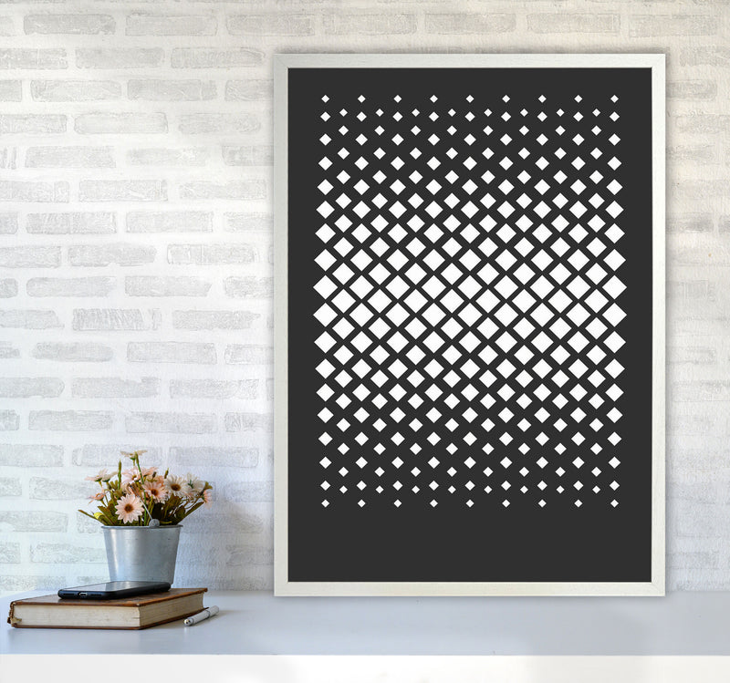 Minimal Geometric Series - 35 Art Print by Jason Stanley A1 Oak Frame