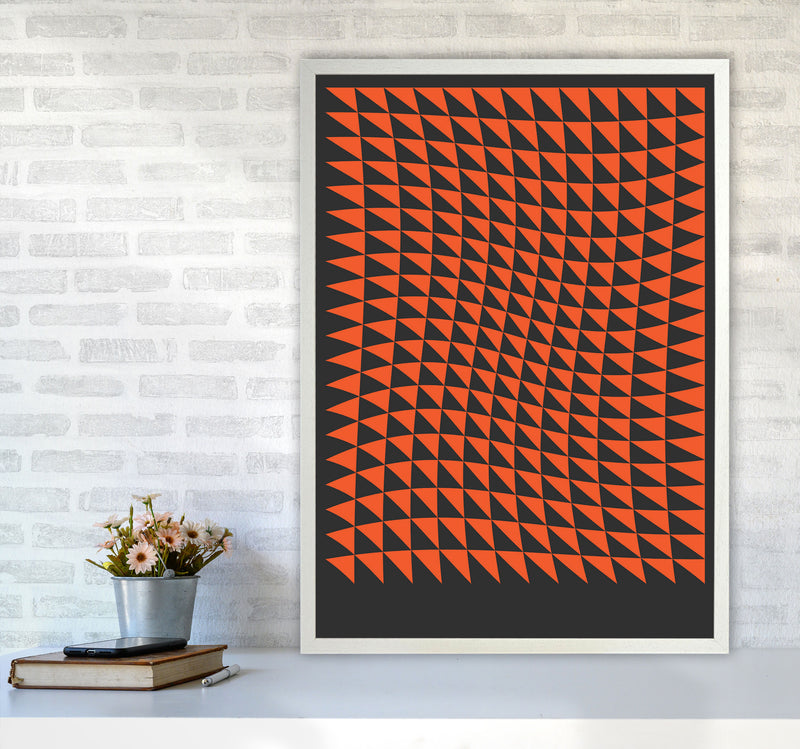 Minimal Geometric Series - 19 Art Print by Jason Stanley A1 Oak Frame