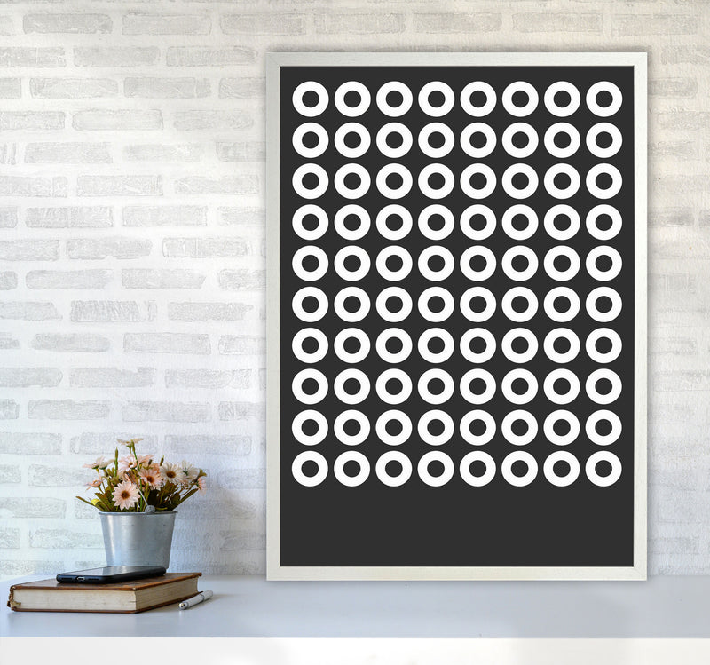 Minimal Geometric Series - 7 Art Print by Jason Stanley A1 Oak Frame