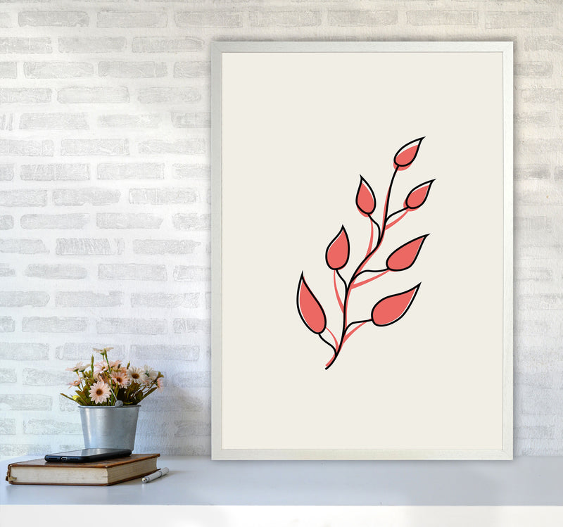 Abstract Tropical Leaves II Art Print by Jason Stanley A1 Oak Frame