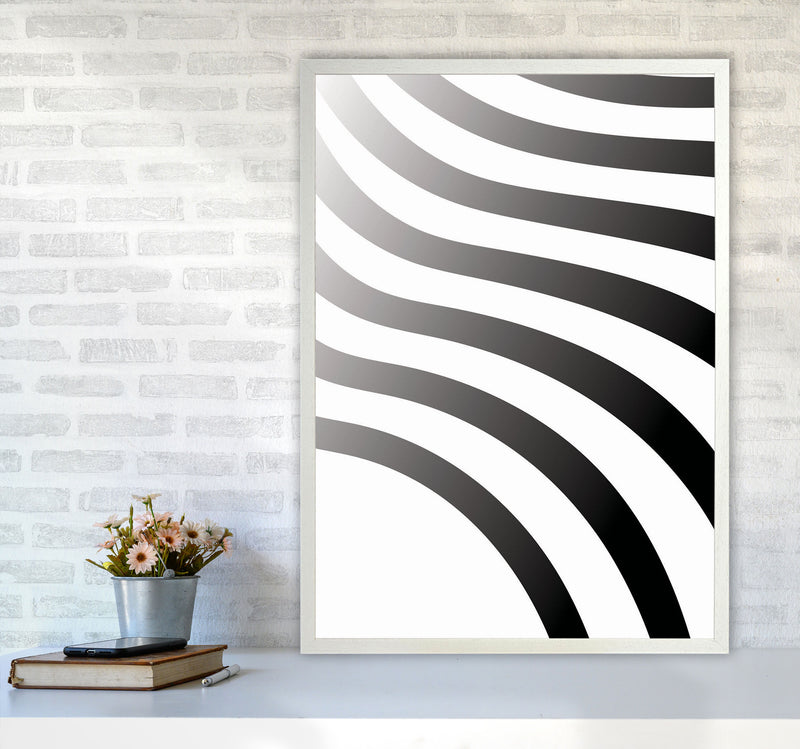 Minimal Geometric Series - 2 Art Print by Jason Stanley A1 Oak Frame