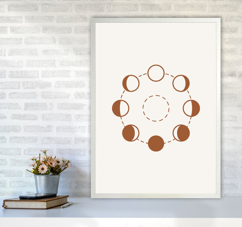 Everything Goes In Cycles Art Print by Jason Stanley A1 Oak Frame