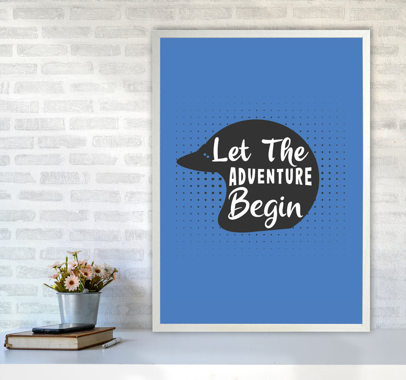 Let The Adventure Begin Art Print by Jason Stanley A1 Oak Frame