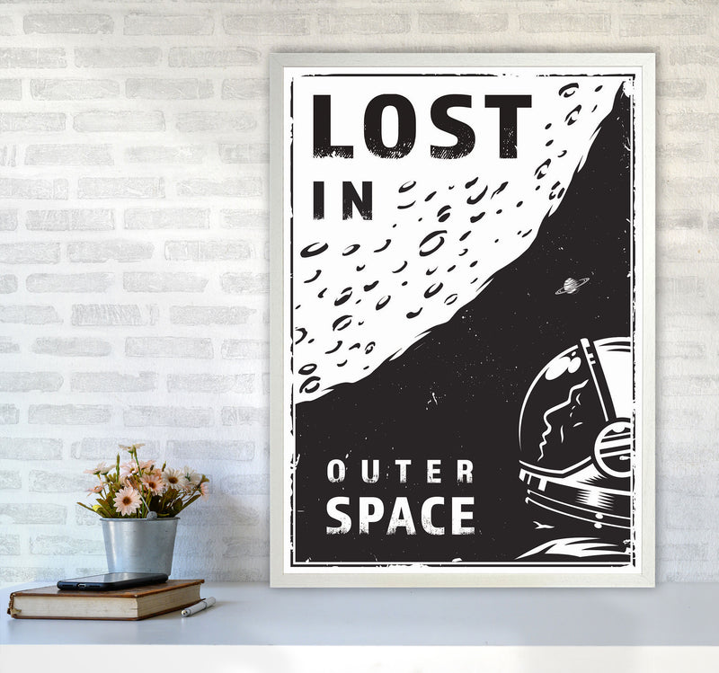 Lost In Outer Space Art Print by Jason Stanley A1 Oak Frame