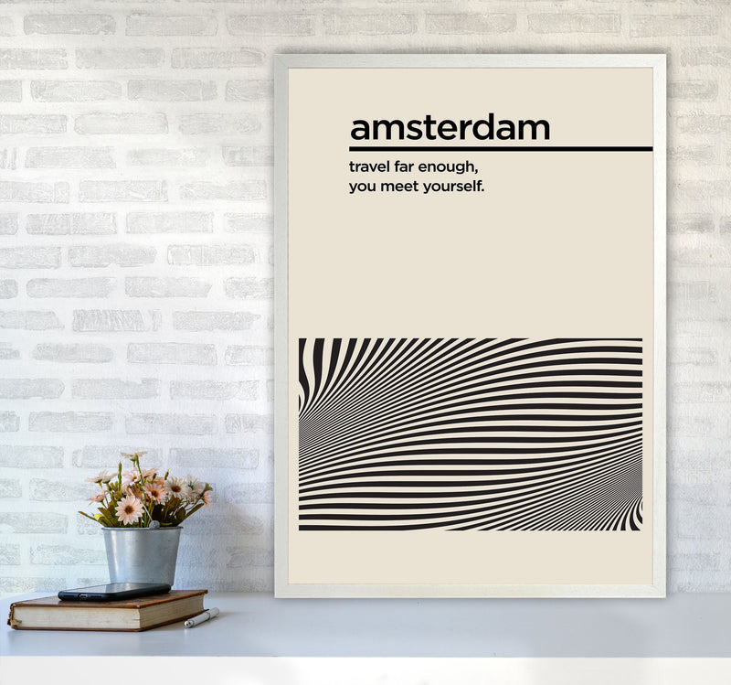 Amsterdam Travel II Art Print by Jason Stanley A1 Oak Frame