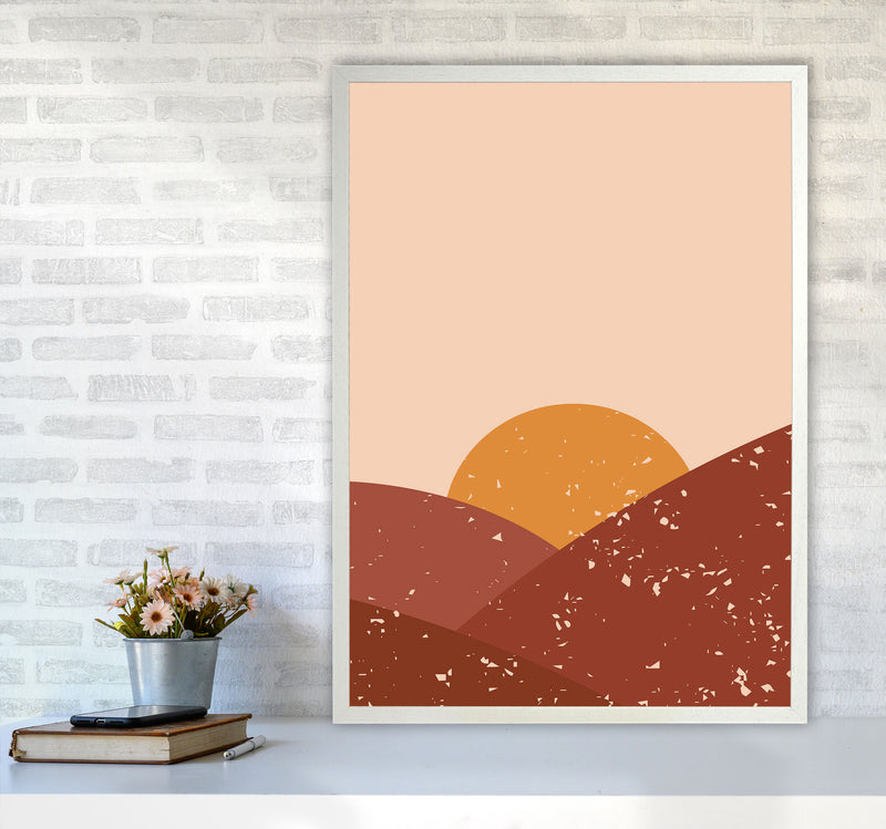 The Perfect Sunset Art Print by Jason Stanley A1 Oak Frame