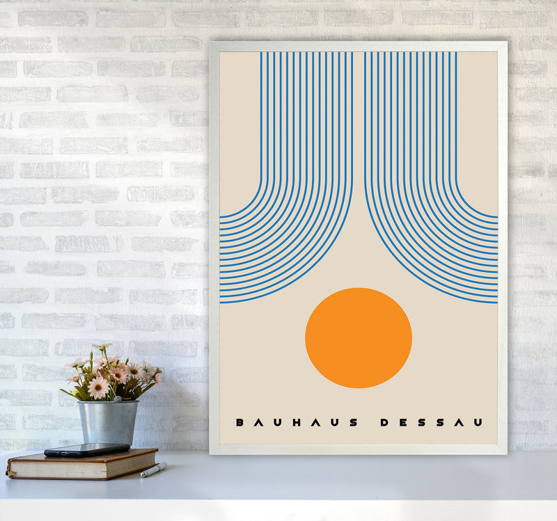 Bauhaus Design III Art Print by Jason Stanley A1 Oak Frame