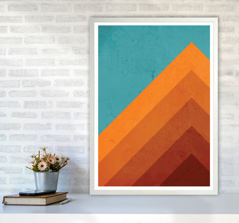 Top Of The World Art Print by Jason Stanley A1 Oak Frame