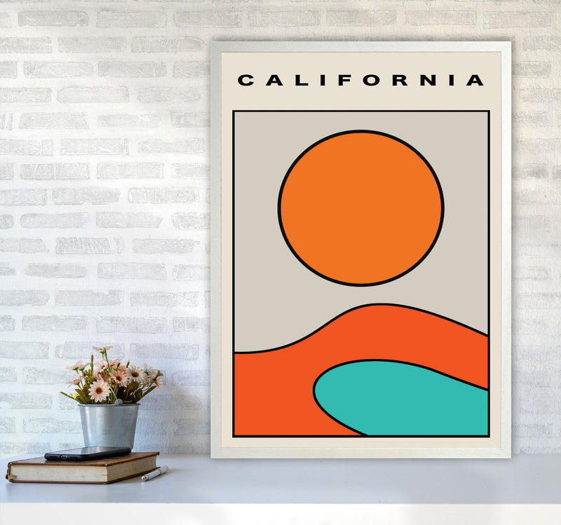 California Vibes! Art Print by Jason Stanley A1 Oak Frame