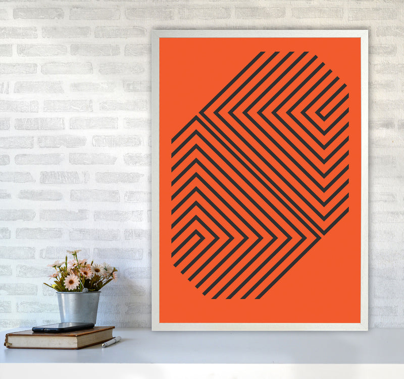 Pattern Series -2 Art Print by Jason Stanley A1 Oak Frame