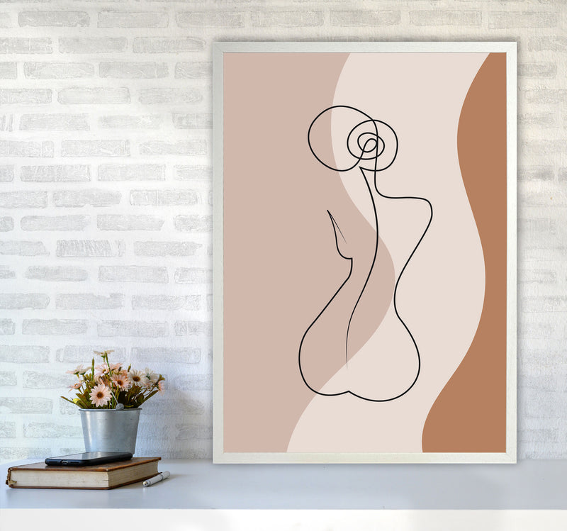 Female Figure I Art Print by Jason Stanley A1 Oak Frame