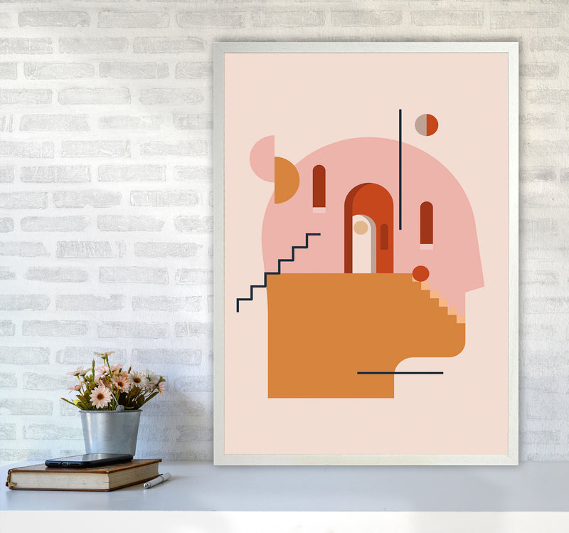 Keep Climbing II Art Print by Jason Stanley A1 Oak Frame