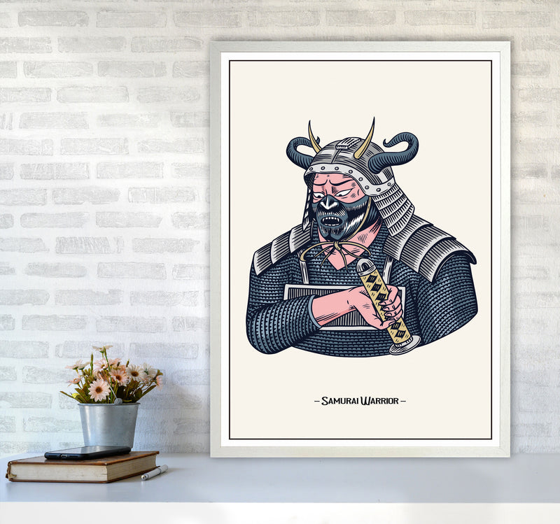 Samurai Warrior Art Print by Jason Stanley A1 Oak Frame