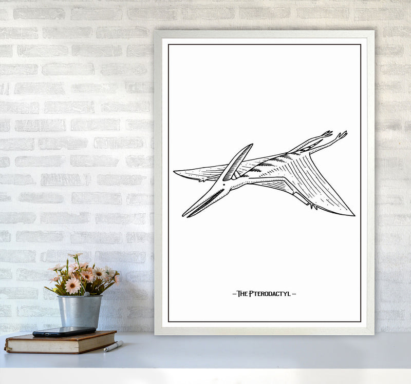 The Pterodactyl Art Print by Jason Stanley A1 Oak Frame
