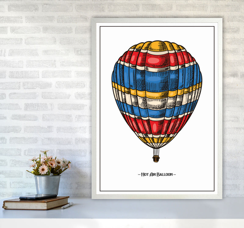 Hot Air Balloon Art Print by Jason Stanley A1 Oak Frame
