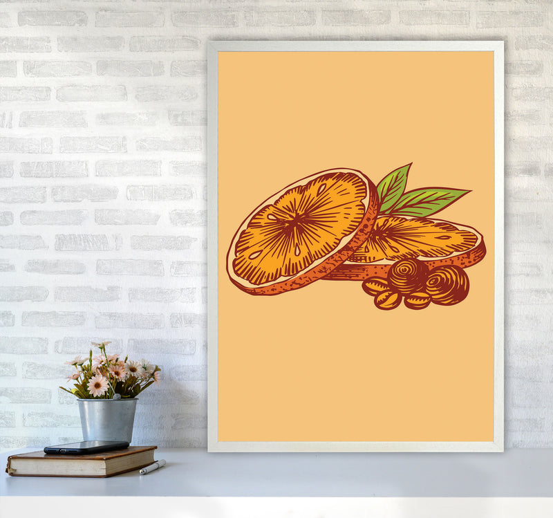 Orange Slices Art Print by Jason Stanley A1 Oak Frame