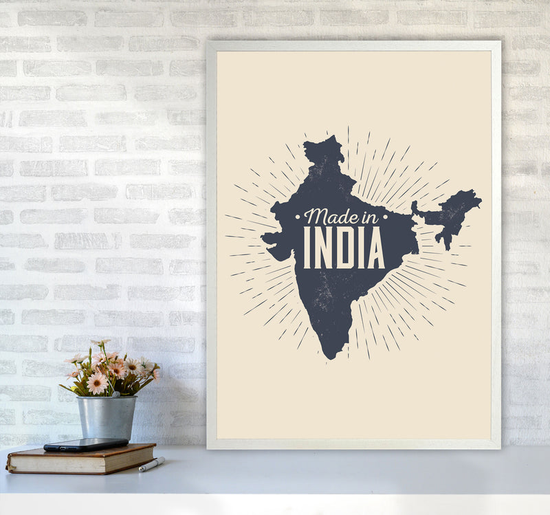 Made In India Art Print by Jason Stanley A1 Oak Frame