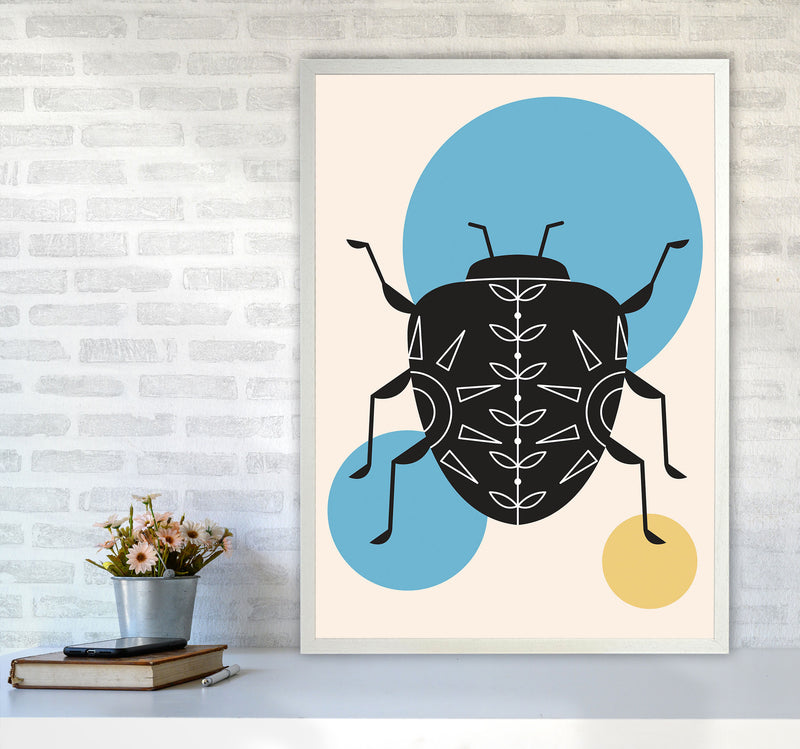 Lonely Beetle Art Print by Jason Stanley A1 Oak Frame