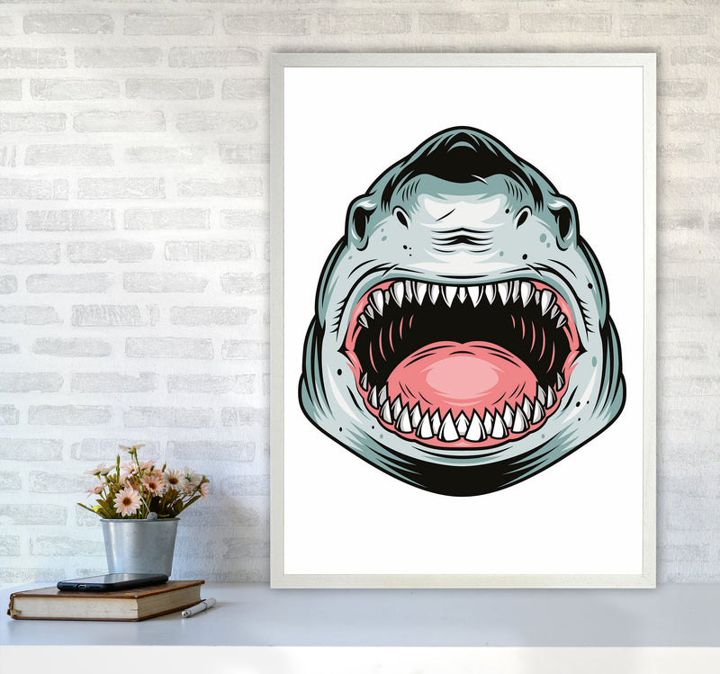 Sharkboy5000 Art Print by Jason Stanley A1 Oak Frame