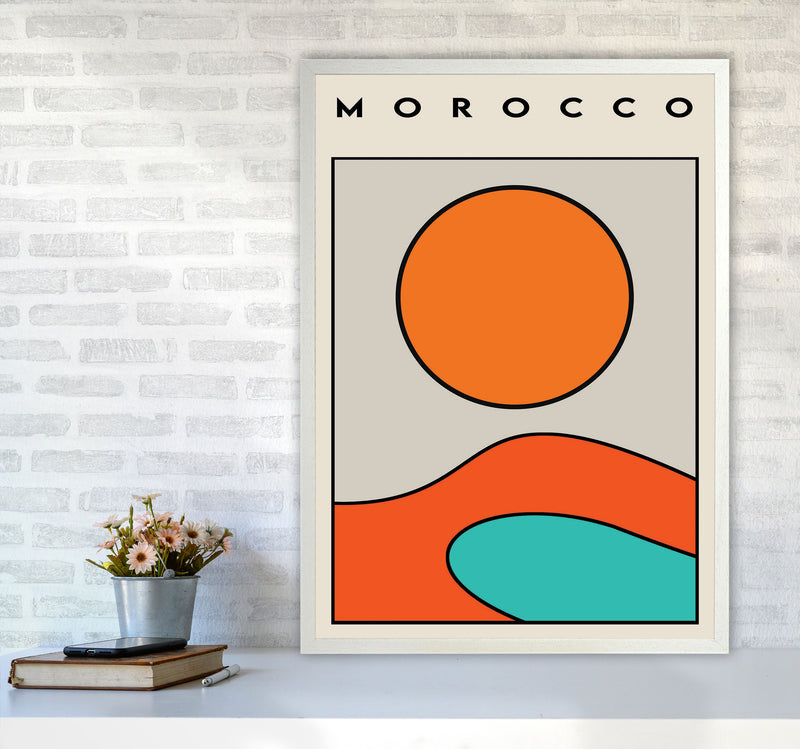 Morocco Vibe Art Print by Jason Stanley A1 Oak Frame