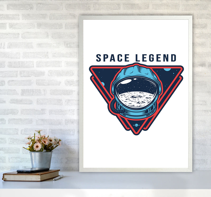 Space Legend Art Print by Jason Stanley A1 Oak Frame