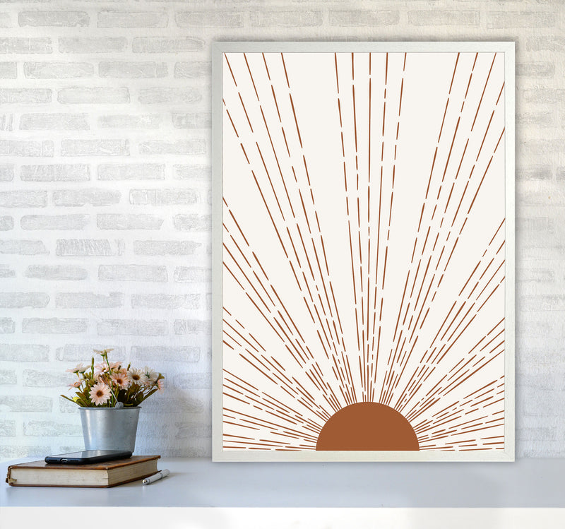 Light Beams Art Print by Jason Stanley A1 Oak Frame