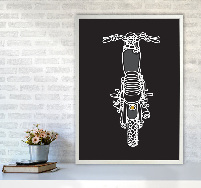 Let's Ride! Art Print by Jason Stanley A1 Oak Frame