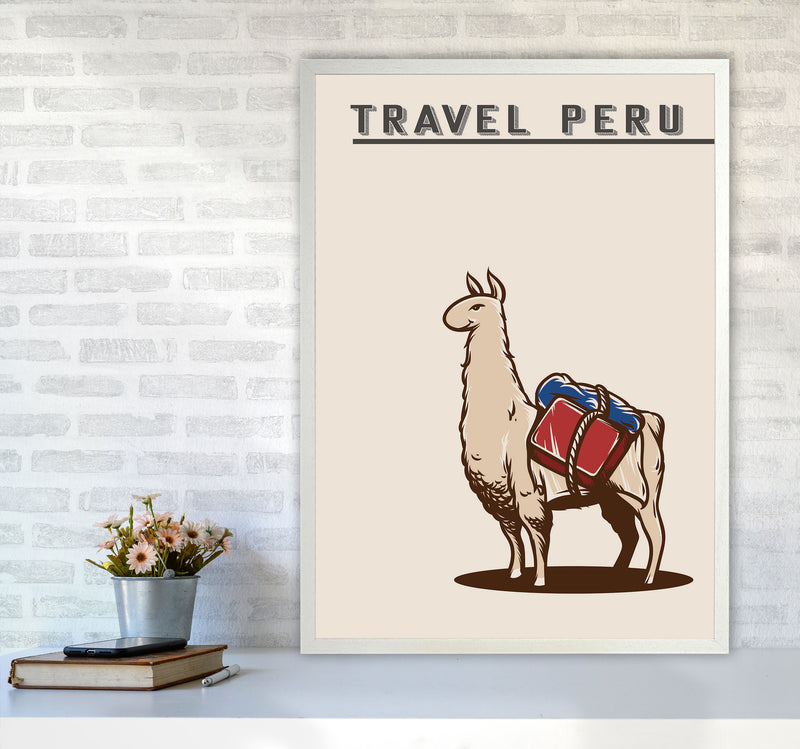 Travel Peru Art Print by Jason Stanley A1 Oak Frame