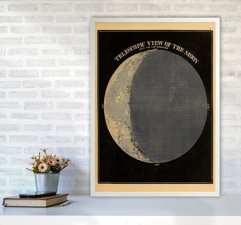 Telescopic View Of The Moon Art Print by Jason Stanley A1 Oak Frame