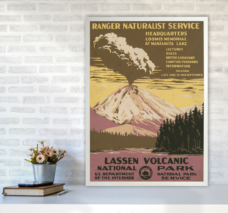 Lassen Volcanic National Park Art Print by Jason Stanley A1 Oak Frame