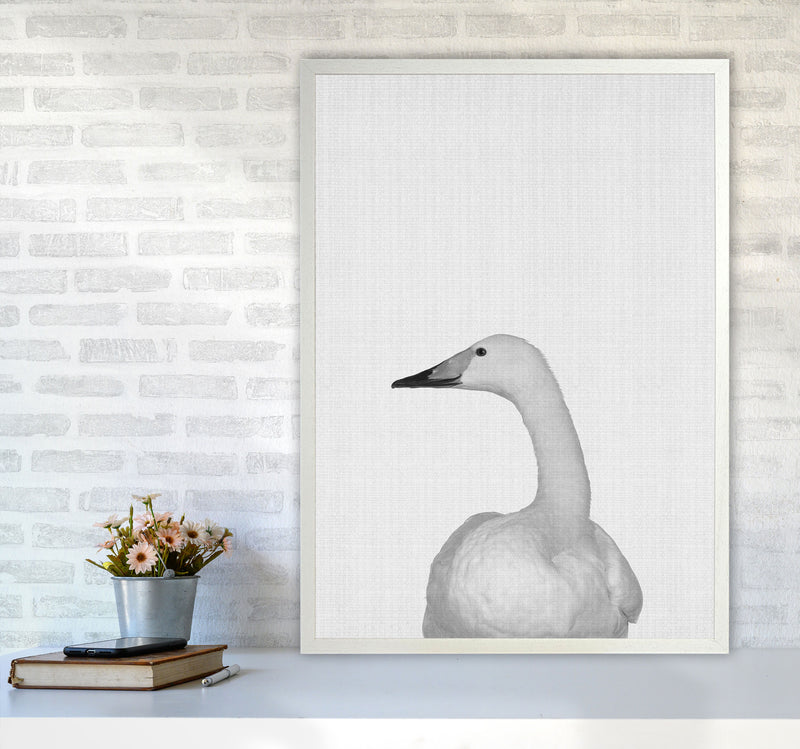 The Case Of The Lost Goose Art Print by Jason Stanley A1 Oak Frame