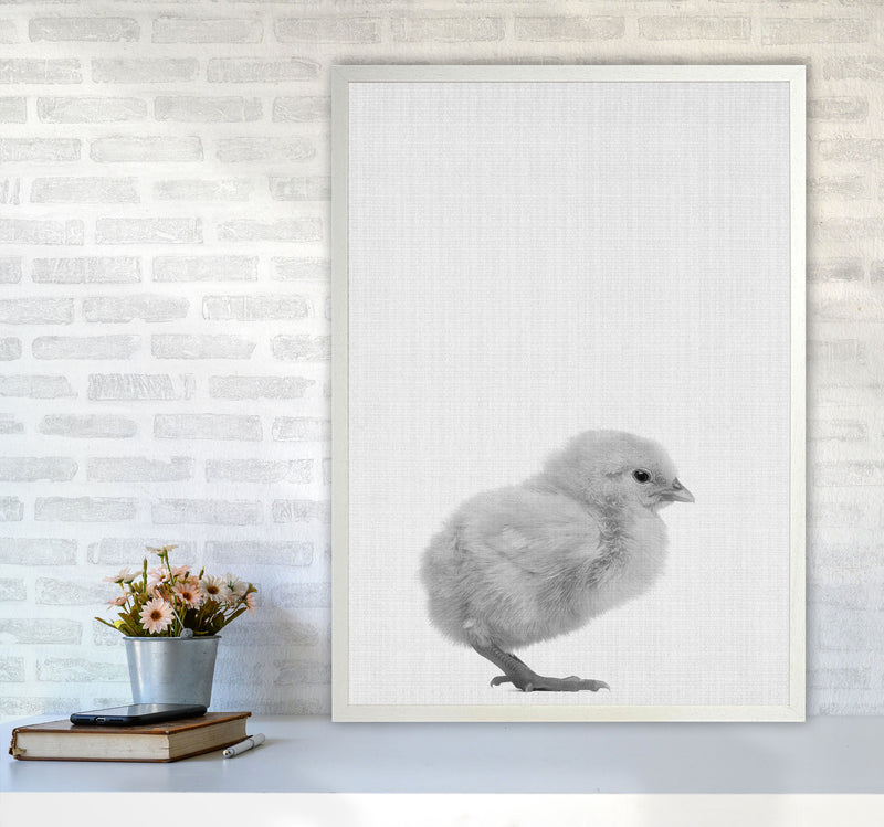 Just Me And My Chick Copy Art Print by Jason Stanley A1 Oak Frame