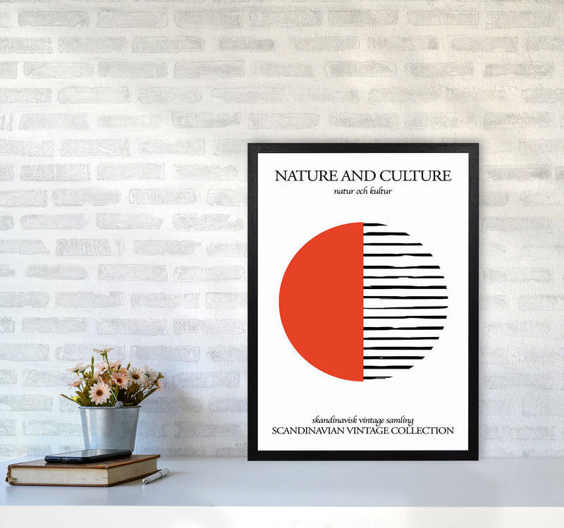 Nature And Culture Scandinavian Collection III Art Print by Jason Stanley A2 White Frame