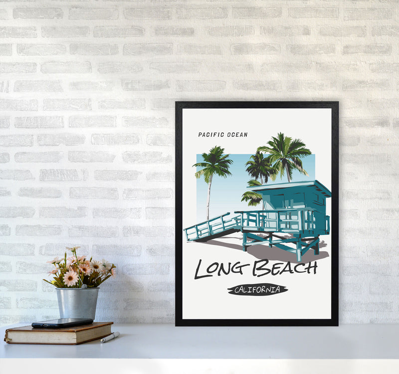 Going, Going, Back, Back, To, Cali, Cali Art Print by Jason Stanley A2 White Frame