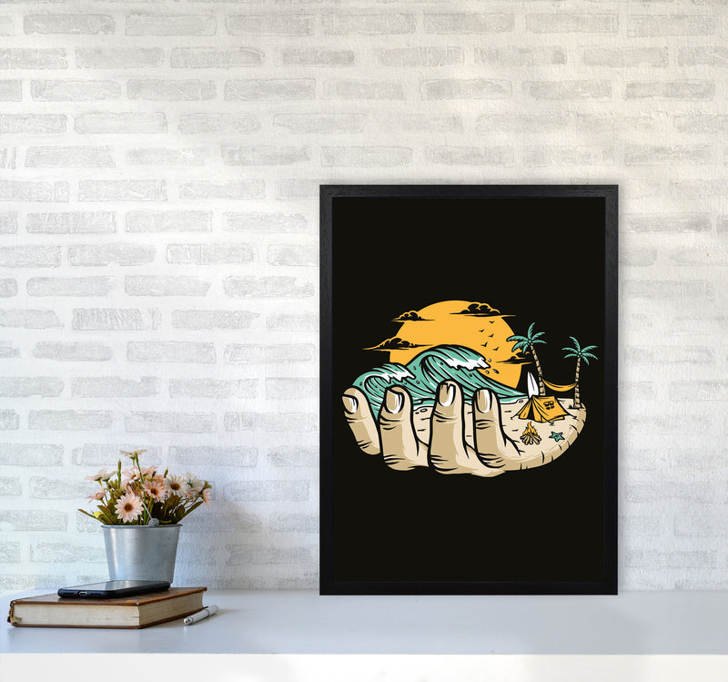 Grab A Handfull Of What You Love Art Print by Jason Stanley A2 White Frame