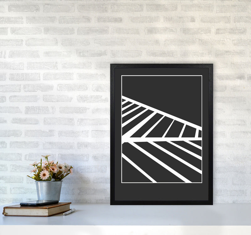 Minimal Geometric Series - 25 Art Print by Jason Stanley A2 White Frame