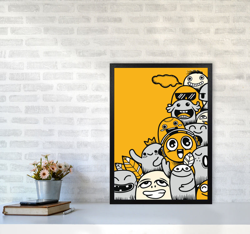 Happiness Comes In Many Forms Art Print by Jason Stanley A2 White Frame