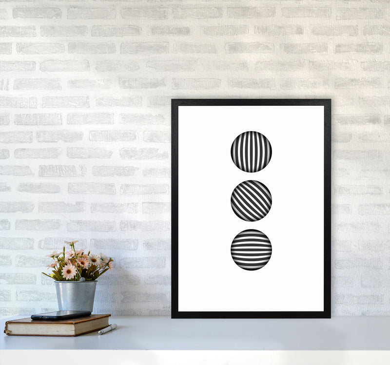 Minimal Geometric Series - 49 Art Print by Jason Stanley A2 White Frame