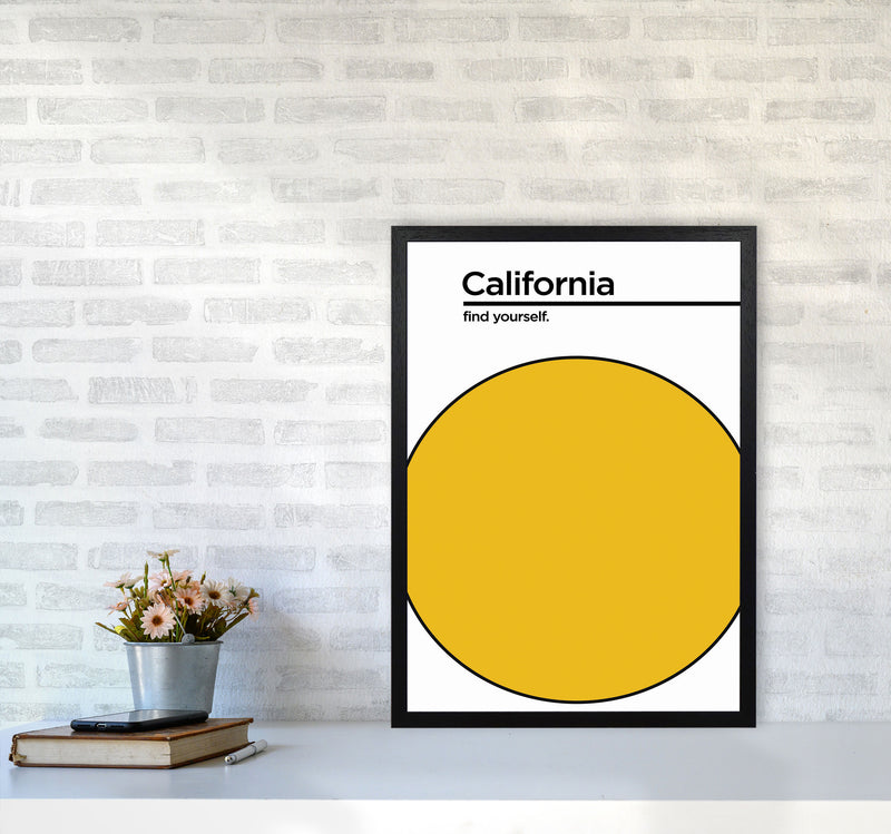 California Find Yourself Art Print by Jason Stanley A2 White Frame